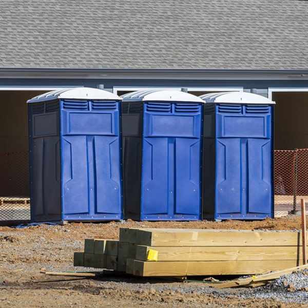 how do you dispose of waste after the portable toilets have been emptied in Alden IA